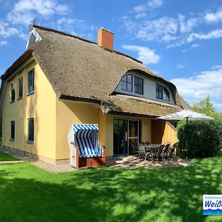 Familienfreundliches Reetdachhaus Weissdorn 2 Villa Puddemin Exterior photo